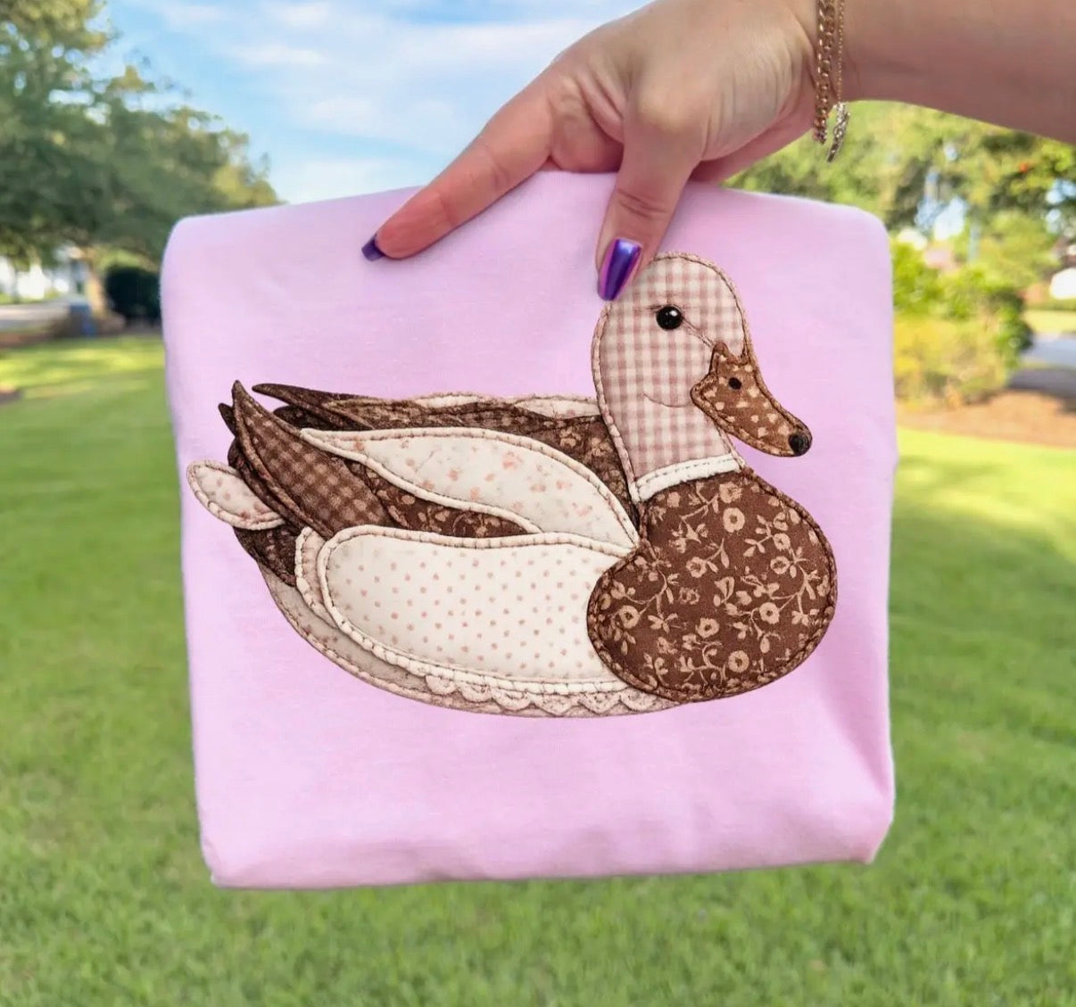 boujee duck tee- Comfort Colors