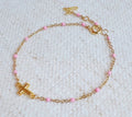 Dainty Chain Cross Bracelet- Ellison+Young