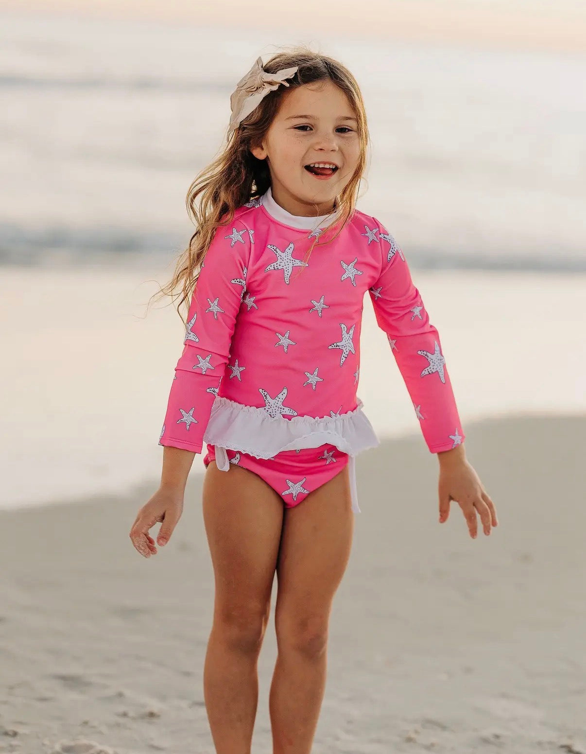 Star Fish- Rash Guard Swim Suit